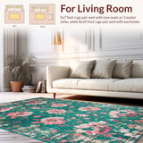Whimsical Multi Hued Lattice Design(Green)