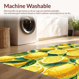 Whimsical Yellow Fruit Motif(Yellow)