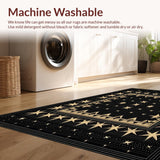 Chic Earthy Primitive Star(Black)