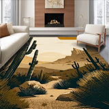 Artful Earthy Wild West Motif(Beige)