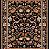 Transitional Cozy Floral Elements(Black)