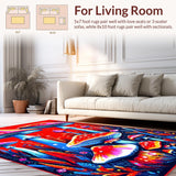Charming Humorous Floral Design(Red)