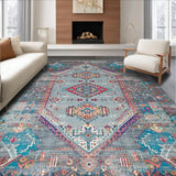 Rustic Distressed Ethnic Motif(Gray)