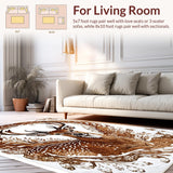 Faux Sika Deer Hide Accent(Brown)