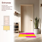 Modern Whimsical Patterned Statement(Pink)