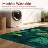 Lush Tropical Leaf Motif(Green)