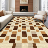 Abstract Earthy Cookie Motif(Beige)