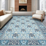 Elegant Pastel Floral Delight(Blue)