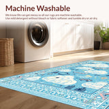 Vintage Whimsical Airplane Fantasy(Blue)