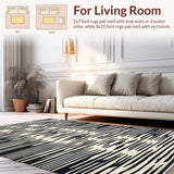 Elegant Monochrome Zebra Motif(Black)