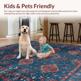 Vibrant Floral Vintage Charm(Blue)