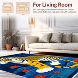 Artful Multicolor Ethnic(Blue)