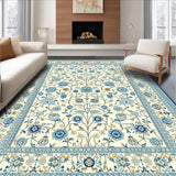 Rustic Blue Tiled Design(Beige)