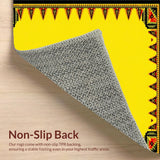 Striking Halloween Skeleton Motif(Yellow)