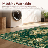 Cultural Vibrant Floral Embroidery(Green)