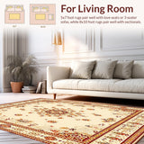 Boho Chic Medallion Area With Traditional Artisanal Elements(Beige)