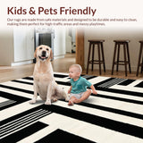 Striking Monochrome Striped Aesthetic(Black)