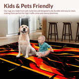 Contemporary Colorful Twisted Motif(Red)