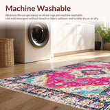 Distressed Pink Geometric Elegance(Pink)