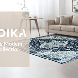 Contemporary Diamond Patterned Arrangement(Blue)