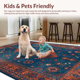 Classic Medallion Earthy Tones(Blue)