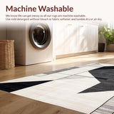 Geometric Monochrome Artistry(Black)