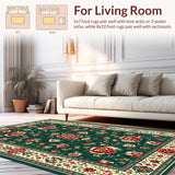 Vibrant Retro Botanical Delight(Green)