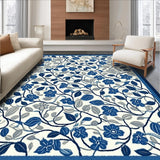 Artful Graphic Blue Blossom Motif(Blue)