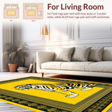 Contemporary Bold Tiger Imagery(Yellow)