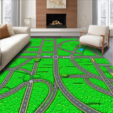 Educational Traffic Road Nursery Game Area(Green)
