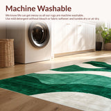 Trendy Artistic Abstract Curves(Green)