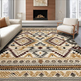 Elegant Symmetrical Grid Design(Beige)