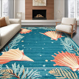 Charming Nautical Coral Aesthetic(Blue)