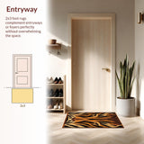 Bold Earthy Tiger Stripe Aesthetic(Brown)