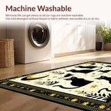 Mystical Black Cat Bathroom With Enchanting Feline Silhouette Design(Black)