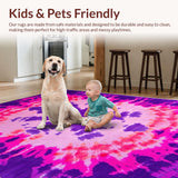 Lively Glittery Tie Dye Fantasy(Purple)