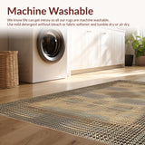 Distinctive Modern Western Motif(Beige)
