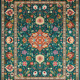 Charming Vintage Botanical Elegance(Blue)
