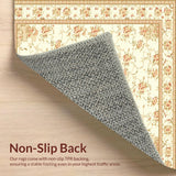 Elegant Curvilinear Floral Flourish(Beige)