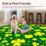 Playful Retro Shamrock Graphics(Green)