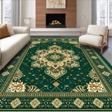 Cultural Vibrant Floral Embroidery(Green)