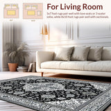 Classic Monochrome Medallion Style(Black)