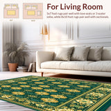 Modern Abstract Beige/Black Animal Print(Green)