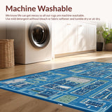 Charming Urban Map Aesthetic(Blue)
