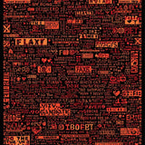 Chic Minimalist Graphic Style(Red)