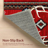 Animal Print Non Slip Area for Cabin(Red)