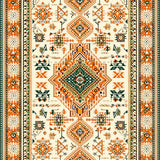 Dark Orange and Green Dorm for Cozy Spaces(Beige)