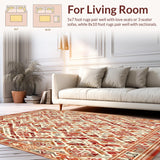 Modern Area with Distinctive Inspired in Warm Shades(Red)