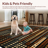 Animal Print Faux Hide Entryway Statement(Beige)