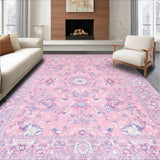 Charming Plush Geometric Touch(Pink)